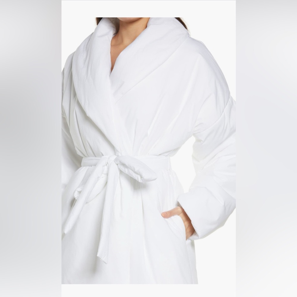 SOLD SKIMS COTTON DUVET ROBE, Size XXS, $475 - Picture 8 of 14